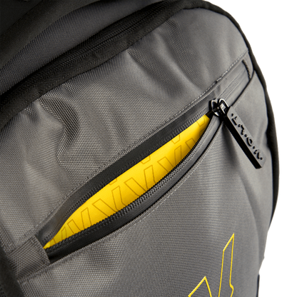 Close-up of the Volt Padel backpack side pocket.