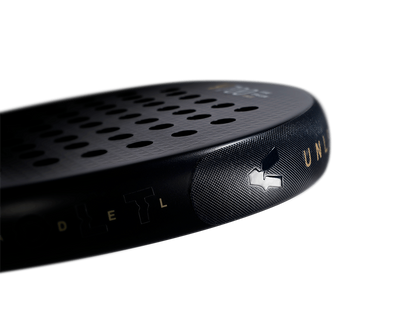 Volt Racket Protector with logo and design in black and yellow